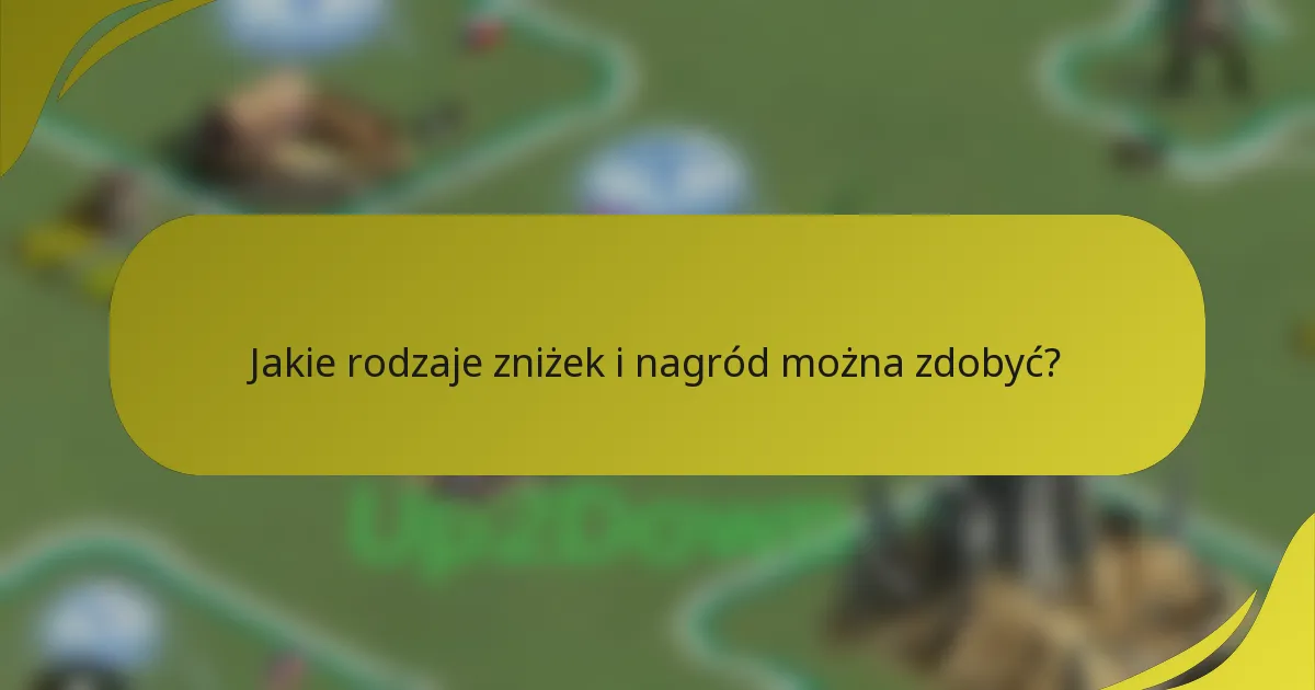 Jakie rodzaje zniżek i nagród można zdobyć?